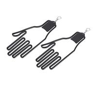 Cuercha de Guantes de, 2 Piezas Guante de Support de Plástico Soporte de Plástico Guantero de Colgilla de de Gues de Suministradores Negro Negro