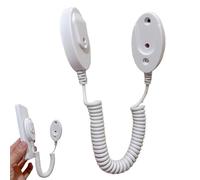 Cuerda Antipérdida para Control Remoto: Soporte Magnético para Montaje En Pared con Resorte Retráctil, No Se Necesitan Herramientas, Mantiene Los Controles Remotos De TV Y CA Seguros Y Fácilmente