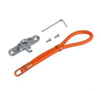Cuerda antipérdida para controlador DJI RC2 para correa de muñeca premium con cubo de metal, soporte de mano para Mini 3 Pro para Mavic 3 Air 3, accesorios de fotografía, rosa (naranja)