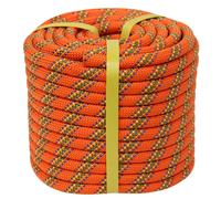 Cuerda Arborista Trenzada Doble 12 Pulgadas x 200 Pies Cuerda de Escalada de Poliéster de Alta Resistencia para Trabajo en Árboles Driza Vela Nar