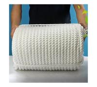 Cuerda Blanca de Alta especificación para Cama, de 32 a 328 pies, Adecuada para Yates, Tira y afloja, elevación de Bricolaje, etc., Que Contiene aleación de molibdeno, 20 mm de diámetro: Ver
