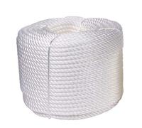 CUERDA CABLEADA POLIPROPIL 4 CABOS 5MM BLANCO 100M