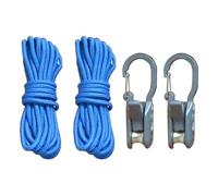 Cuerda con Rodillo y Cierre de Encaje con Tensión, Herramienta de Ajuste y Tenso de Cuerda con Tecnología de Rodillo para Trabajos al Aire Libre, Camping y Aventuras