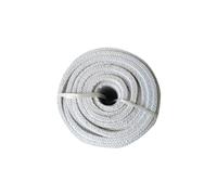 Cuerda cuadrada de fibra cerámica, Sello de horno de puerta de cuerda de silicato de alúmina de fibra cerámica, 50x50mm, 1m y 3m, paquete de 2(3 M)