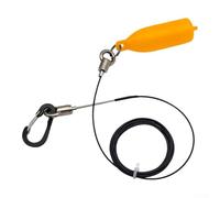 Cuerda de acero con protección de goma para peces pequeños que sostienen captura viva sin daños durante la pesca en agua dulce o salada (3 m)