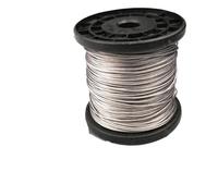 Cuerda de Acero inoxidable Cable de acero inoxidable 304 sin rebabas con revestimiento de plástico transparente de PVC y diámetro de 0,8 mm a 8 mm y longitud de 2 a 100 m(2 meter,Diameter 3mm)