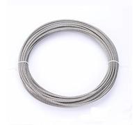 Cuerda de alambre 1/2/5m, Cable elevación pesca suave tensión fuerte acero inoxidable 304, tendedero construcción 7 * 19, 5/6/8/10/12/14mm(5mm(5meter))