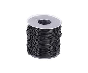 Cuerda de Alambre, 100m Cable de Acero Recubierto de PláStico Alambre Para Colgar Cuadros 1mm/1.5mm/1.2mm
