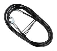 Cuerda de alambre de acero para accesorios de gimnasio en casa, 1,5 m, 2,5 m, 300 cm, 4,9 pies, 8,2 pies, 10 pies, piezas de repuesto de cable de apilamiento de peso, 5 mm de grosor, carga de 100 kg