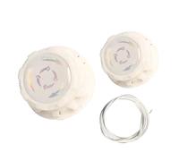 Cuerda de alambre de metal giratoria con hebilla automática, cordones rápidos, sin atar, cordones para zapatos para niños y adultos, hebilla giratoria para zapatos, sin cordones, White Storm, Talla