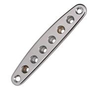 Cuerda de aleación de zinc para guitarra, puente de guitarra, puente a través del cuerpo, casquillos de placa, accesorios de placa de bajo eléctrico