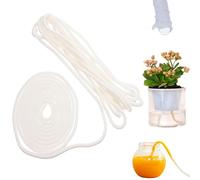 Cuerda de Algodón Autoabsorbente yPpermeable al Agua, 8 mm x 10 m, Sistema de Riego Automático para Plantas de Interior, Macetas e Hidroponía