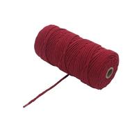 cuerda de algodón, Cuerda de algodón Cordón de macramé Multicolor 2/3/4 mm 50/100 M for manualidades DIY(Color 03,3MM 100M)