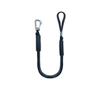Cuerda de Amarre elástica de Grado Marino de 4 pies, líneas de Muelle elásticas, amarres para Barcos para Muelle con Ganchos con Clip/Bucle, Bridas elásticas para Muelle