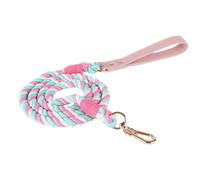 Cuerda de amarre para perro, cuerda de entrenamiento duradera de 4 pies, correa de perro resistente a la abrasión, correa de cachorro resistente, cinturón ajustable para perro de mango suave con