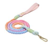 Cuerda de amarre para perros, cuerda de entrenamiento para perros de 4 pies, cuerda resistente al desgaste, correa resistente para cachorros, cinturón ajustable para perros de mango con cierre