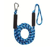 Cuerda de ancla, 1/2 Uds líneas de muelle cuerda de acoplamiento de choque accesorios de barco estirables cuerda de amarre for embarcaciones Jet Ski canoa Power,Multiusos(1pcs Blue Black)