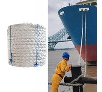 Cuerda de anclaje marina de nailon de 10 m para acoplar, anclar, asegurar carga resistente, barcos de pesca, yates, resistencia a la rotura de 12-50 toneladas