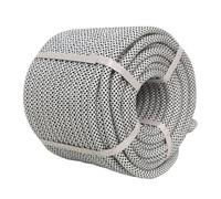 Cuerda de Aparejo, 32-328 pies, Cuerda de poliéster Trenzada de Triple Capa - Cuerda Resistente Multiusos para Acampada, Senderismo, Aparejo, navegación y Amarre (12 mm x 100 m)