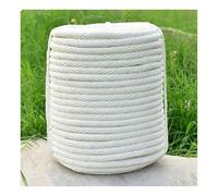 Cuerda de Aparejo, 32-328 pies, Cuerda Trenzada de poliéster Blanco - Duradera y Multiusos de 20 mm x 70 m (0,79") para Acampar, Manualidades, Escalada, tendedero, navegación, arboricultura,