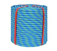 Cuerda de Aparejo de poliéster Doble B Azul de Alta Resistencia, Disponible en tamaños de 3/8 de Pulgada, 1/2 Pulgada y 3/5 de Pulgada, con una Resistencia a la tracción de 3792-14991 Libras