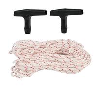 Cuerda de arranque de 10 metros Ø3.5 mm con 2 asas de arranque, cortadora de césped Cuerda de repuesto para cortadoras de césped, motosierras y desbrozadoras