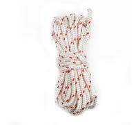 Cuerda de arranque de 10 metros de largo de 4 mm para motosierra, cortadora de césped, construcción de nailon con hilo trazador y acabado resistente a la abrasión