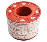 Cuerda de arranque de 100 m para equipos al aire libre a gas como cortadoras de césped, cortasetos para desbrozadoras, sopladores, motosierras (4,5 mm x 100 m)