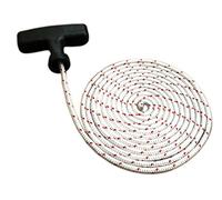Cuerda de arranque de 4 mm x 2 m, compatible con todos los motores generadores de gasolina