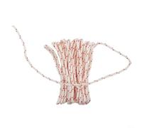 Cuerda de arranque de 4 mm x 5 m para cortacésped, motosierra, recortadora; cuerda de nailon con hilo trazador para motores Sabo