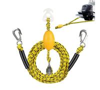 Cuerda de arrastre para barco - 4 personas cuerda de tracción de alta resistencia | conector para deportes acuáticos para remolques inflables de esquí de dirección para principiantes, uso de ocio lago