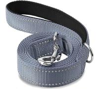 Cuerda de Arrastre para Perros, Arnés for Perros y Gatos, Collar, Correa de Plomo, Reflejo Nocturno, Cuerda Remolque for Mascotas(Gray,2.5x120cm)