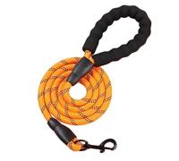 Cuerda de Arrastre para Perros, Correa Reflectante for Perros de Nailon con Correas for Mascotas 120/150/200/300 cm(Orange,1.2cm 1.2M)