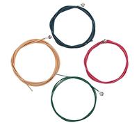 Cuerda de bajo Eléctrico, Aleación de Cobre que Contiene Níquel con Extremo de Bola Núcleo de Acero Al Carbono Reforzado Metal Inoxidable 4 Cuerdas de Guitarra para bajo Eléctrico Popular(color)