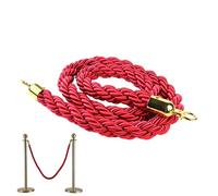 Cuerda de barrera - 1,5 m accesorios de seguridad para, postes de alfombras, cuerdas - para planificadores de eventos, tiendas, restaurantes, museos, bancos, zonas de espera