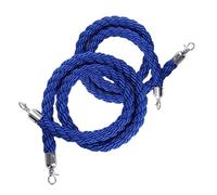 Cuerda de barrera Cuerdas con postes retorcidos Braided Hemp Barrier Rope For Crowd Control Multicolor 1-3M(Red,2M)