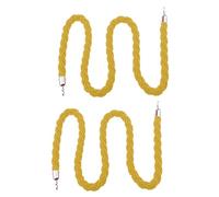 Cuerda de barrera Cuerdas con postes retorcidos Braided Hemp Barrier Rope For Crowd Control Multicolor 1-3M(Unique Colour,3M)