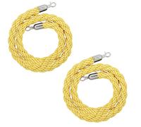 Cuerda de barrera Cuerdas con postes retorcidos Braided Hemp Barrier Rope For Posts With Metal Hooks Multicolor 1-3M For Crowd Control(Unique Colour,1M)