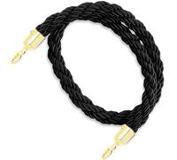 Cuerda de barrera para colgar, puntales de seguridad trenzados para vestíbulos de hotel, eventos de cola, soluciones de gestión de colas para control de multitudes