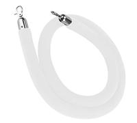 Cuerda de Barrera Stanchion Rope 2/3/ 4/5 Pies Cuerda De Barrera para El Control De Multitudes, Grueso Cuerda De Barrera De Cola para Puestos VIP, para La Celebración del Hotel (Color : White, Siz