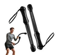 Cuerda De Batalla - Par De Cuerdas De Batalla Alta Resistencia Para Fuerza Central | Equipo De Entrenamiento Con Empuñadura Antideslizante, Accesorios De Gimnasio En Casa Para Acondicionamiento Físico