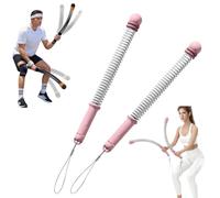 Cuerda de Batalla sin Cuerda Ajustable - Equipo de Gimnasio Silencioso y Compacto para Entrenamiento Full Body, HIIT y Fuerza, con Pesos Ajustables para Hombres y Mujeres(Pink)