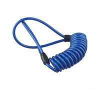 Cuerda de bloqueo de freno de disco portátil de protección para bicicleta de montaña, bloqueo de cable de doble bucle para una seguridad conveniente (naranja)