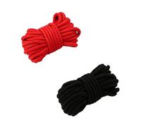 Cuerda de Bondage 2x10m de Algodón, Cuerda Suave para Ataduras para Shibari, Juguete Sexual BDSM para Parejas, SM Fetichista Kinky Rope, Arte del Bondage & Cosplay, ajustable & duradera