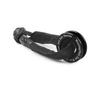 Cuerda de cabrestante 41000lbs, grillete suave sintético + juego anillos recuperación, grilletes resistentes con funda protectora for vehículos y camiones Alta Estabilidad(Black Ring With Rope)