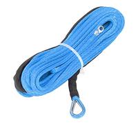 Cuerda de Cabrestante Sintética, Resistencia a la Rotura 5500 Libras, Fibra Sintética 4.8 Mm X 15 M Resistente al Agua para Remolque ATV UTV, Campamento, Pesca, Agricultura