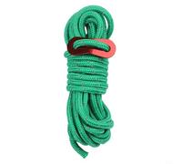 Cuerda de camping ajustable 4mm X 4m Línea reflectante con hebilla de aluminio para toldo de tienda de campaña Configuración segura en color rojo (verde)