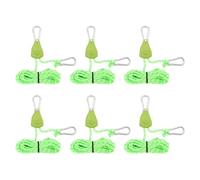 Cuerda de camping con trinquetes, polea de configuración rápida, para exteriores, línea ajustada, para toldo, kayak, polea, ajustador, camping
