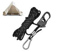 Cuerda de camping multiusos, cordón reflectante de nailon, cuerda de para exteriores con hebilla segura, equipo de senderismo y , línea de utilidad para refugio, mochilero, escalada