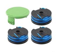 Cuerda de carrete compatible y cubierta para Greenworks 2101602 modelo cortacésped 2900719 kit de accesorios de línea de cabezal de corte